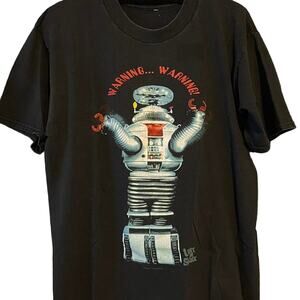 Vintage 90s Lost In Space Warning…Warning! Shirt Adult XL